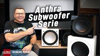 Kraftvoller, kompakter & kontrollierter Bass – Anthra Subwoofer Serie von Monitor Audio!