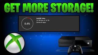 How To Get MORE STORAGE On Xbox One 2020! (Clear Space, 3 TB+!)