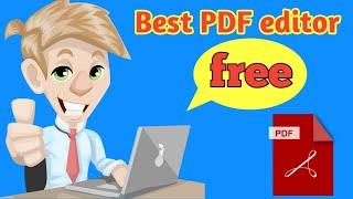 Free pdf editor software