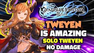 [Granblue Fantasy Relink] Solo Tweyen VS Id Boss | No Damage (Maniac Mode)