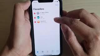 How to Rearrange Contacts in Favorite on iPhone iOS 13