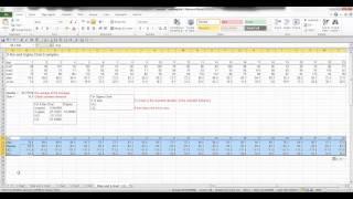 Creating an X bar Chart using Excel