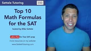 Top 10 SAT Math Formulas You MUST Memorize