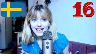 ASMR- IN SWEDISH  Lipgloss Application  (Christmas Calendar #16)