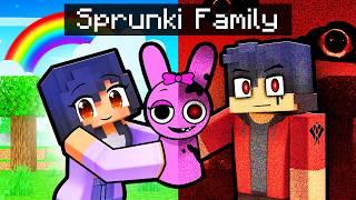 Having a SPRUNKI FAMILY in Minecraft!