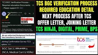 Process After Offer & Joining Mail | Last Date to Fill BGC | Documents Upload | Digital Verification