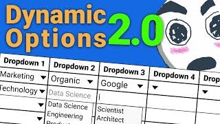 NEW and IMPROVED Dependent Drop Downs for Google Sheets