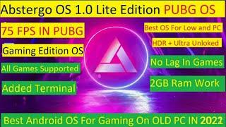 Phoenix OS:Abstergo OS 1.0 LITE Installation x64bit x86bit | URDU/HINDI