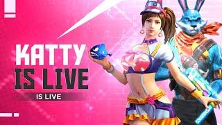 KATTY IS LIVE WITH RAISTAR & SNIPERLORD  ||  GIVEAWAY #gyangaming #totalgaming #freefire