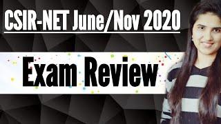 CSIR NET June 2020 Exam Review