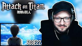 Das ERSTE MAL Attack on Titan 3x22 | "Die andere Seite der Mauer" | Reaction