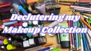 Decluttering my Makeup collection 2024