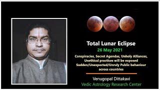 Total Lunar Eclipse On 26 May 2021