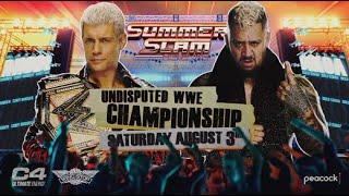 WWE Summerslam 2024 Full Match Card