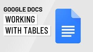 Google Docs: Working with Tables