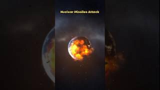 Nuclear Missiles  Attack #spaceanimation #spacescience #trendingshorts #trending