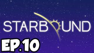 Starbound Ep.10 - CAVE ADVENTURE FOR SILVER!!! (Multiplayer Gameplay)