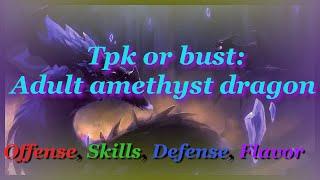 D&D- TPK or Bust #1: Adult Amethyst Dragon