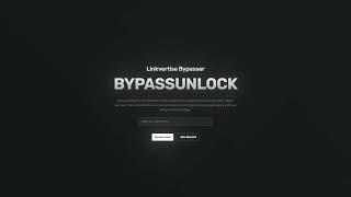 BypassUnlock: Effortlessly Bypass Linkvertise, Work.ink, and More!