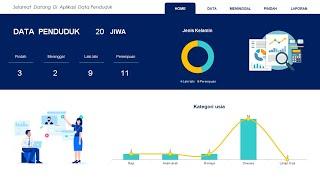 APLIKASI DATA PENDUDUK EXCEL | TANPA VBA EXCEL