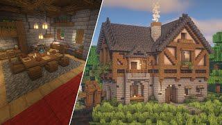 Minecraft Big Cottage House Interior