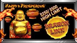 Check Out The BONUS JACKPOTS of Happy & Prosperous Slot | $250/ $500 Bet