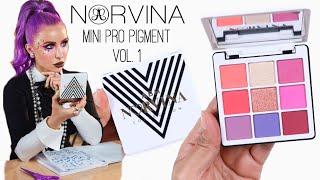 ABH Norvina Mini Pro Pigment Vol. 1 Palette Review + Swatches