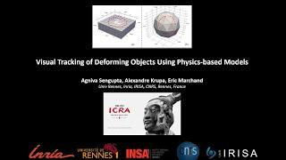 Visual Tracking of Deforming Objects Using Physics-based Models