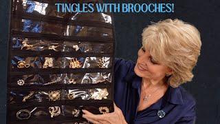 Experience Ultimate & Relaxing ASMR Magic: Softest Voice - Showing You My Brooch Collection!