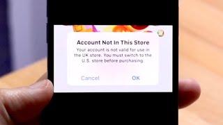 How To FIX Your Account Not In This Store iPhone