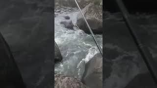 Mancing di Sungai, baru saja sampai spot cuaca tidak mendukung