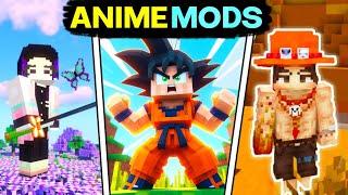 Top 5 Anime Mods For Minecraft ( 1.20+ ) || Best Anime Mods For Minecraft Pocket Edition 