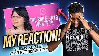 MY REACTION To Kristi Burke's "5 Bible Passages That Made Me Lose My Faith" VIRAL VIDEO!