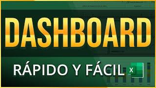 Como Hacer un Dashboard en Excel Fácil y Rápido – Muy Simple!