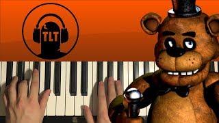 FNAF 1 Song - by The Living Tombstone (PIANO TUTORIAL LESSON)