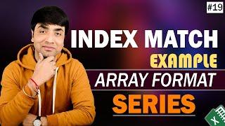 How to use Excel Index Match | Index + Match Function Example Series Best Explanation in Hindi