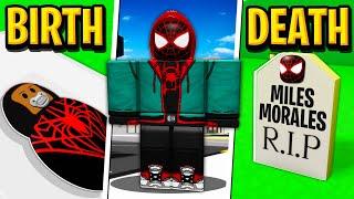 Birth To Death of MILES MORALES in Roblox BROOKHAVEN RP!!