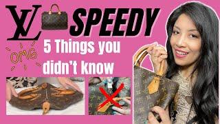 LOUIS VUITTON SPEEDY ICONIC BAG: 5 THINGS TO KNOW ABOUT THE SPEEDY from and ex- employee