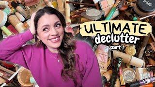 My BIGGEST & FINAL Makeup Declutter  WHAT AM I DOING + WHY??