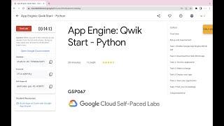 App Engine: Qwik Start - Python || #qwiklabs || #GSP067 ||  [With Explanation️]