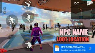 NPC NAME + LOOT LOCATION CONFIG FILE AFTER UPDATE  [FREE FIRE]