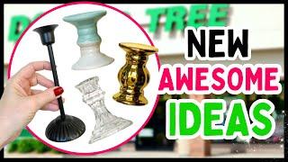 DOLLAR TREE DIY CANDLESTICK IDEAS | Dollar Tree DIY CRAFTS