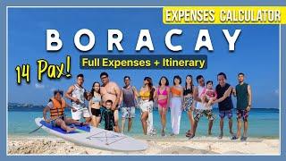 DAY 2 | BORACAY FAMILY OUTING FOR 4 DAYS! FULL EXPENSES REVEALED FOR 14-PAX!!  [4K]