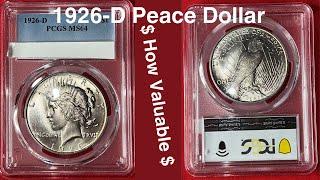 1926 D Peace Silver Dollar - How Much is it Worth? - Silver Face Challenge Continues