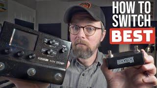 Line 6 HX Stomp - Set Up and Tricks for Using Switches and Aux Switches