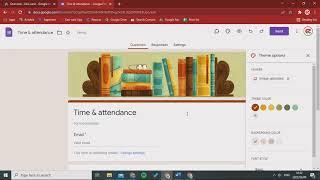 Employee Time & Attendance QR code | Google Forms & Sheets