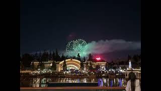 Magical Fireworks Views from Pixar Pier | A Night Stroll in Disney California Adventure