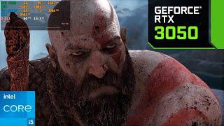 God of War : RTX 3050 8GB + i5-12400f : Ultra Graphics