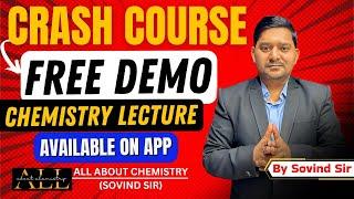 FREE! CHEMISTRY DEMO LECTURE MHT-CET 2025 | CRASH COURSE PRO+ on All About Chemistry App |