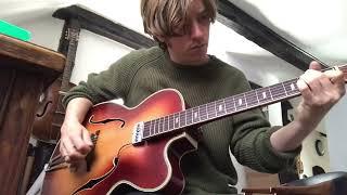 Musima archtop with Ideal pickup demo